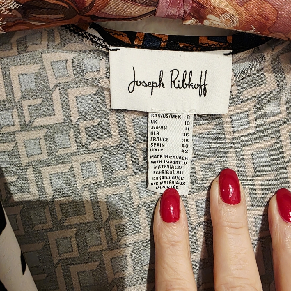 Joseph Ribkoff Multicolor Patterned Blouse New - image 5